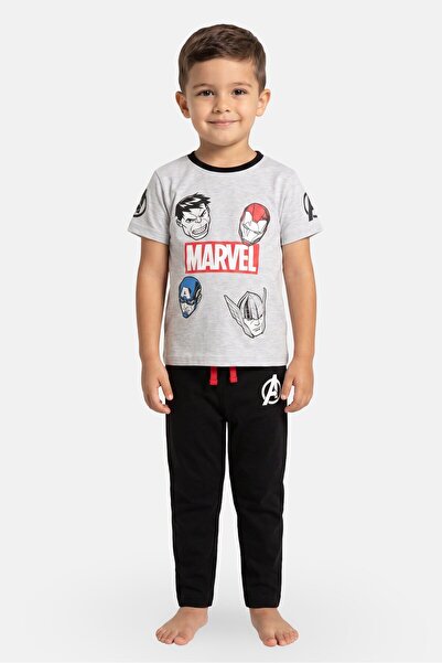 Marvel Toddlers Boy 2 Pieces Graphic Print T-Shirt And Shorts, Multicolor