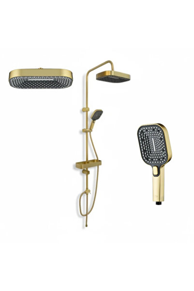 Lima Shur Rectangular Shower Ruler Model 101 Gold - Lima