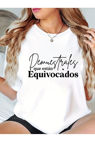212Wear Women'S Casual Crew T-Shirt with Inspirational Spanish Quote "Demuest...
