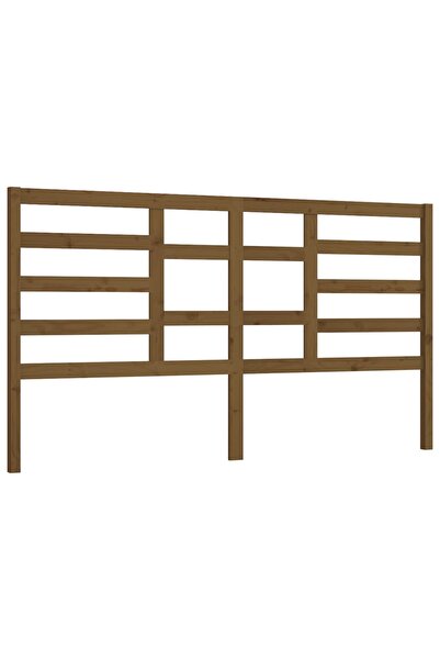 vidaxl Tăblie de pat, maro miere, 186x4x104 cm, lemn masiv de pin