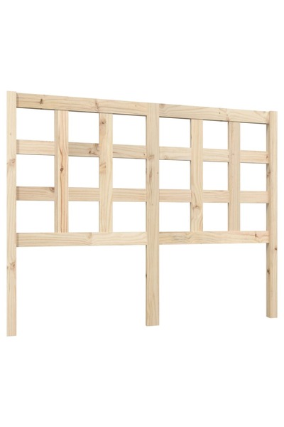 vidaxl Tăblie de pat, 125,5x4x100 cm, lemn masiv de pin