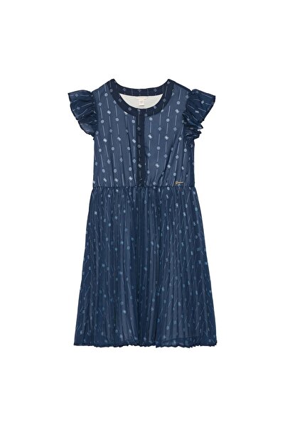 Guess Rochie elegantă de fată J6RK13WA2T0 Bleumarin