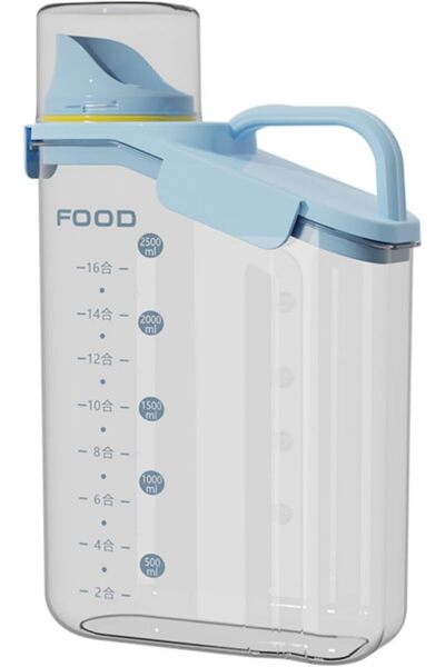 Gonice Food Storage Container with Pour Spout, Clear Plastic, 2800ml Capacity...
