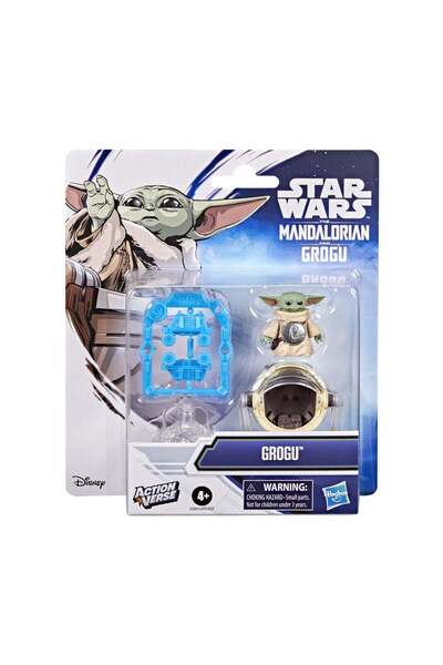 Star Wars Figurina cu accesorii, Star Wars, ActionVerse,The Mandalorian & Gro...