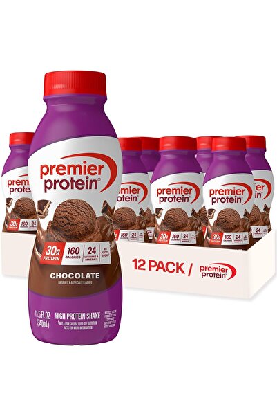 Premier Protein Shake, Chocolate, 30g Protein 1g Sugar 24 Vitamins Minerals N...