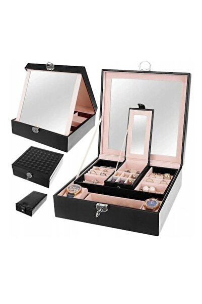 varioshop ®   Cutie de bijuterii ideală pentru organizarea cerceilor, ceasuri...