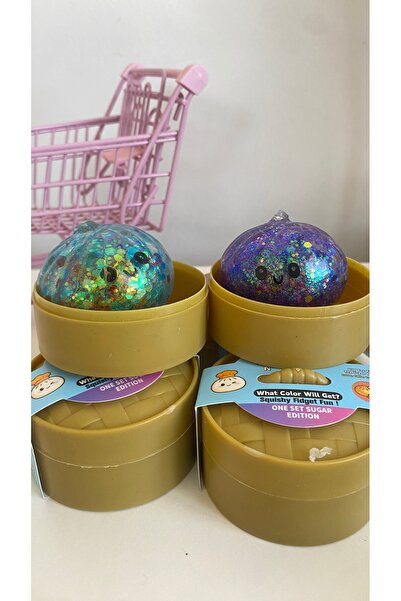 Sakura Konsept Butik Mini Simli Dumpling Mini Bıy Squishy Çin Mantısı Maymunc...