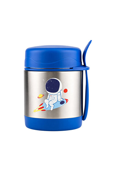BONBON - Stainless Steel Food Jar With Spork - Astro - 300 ml