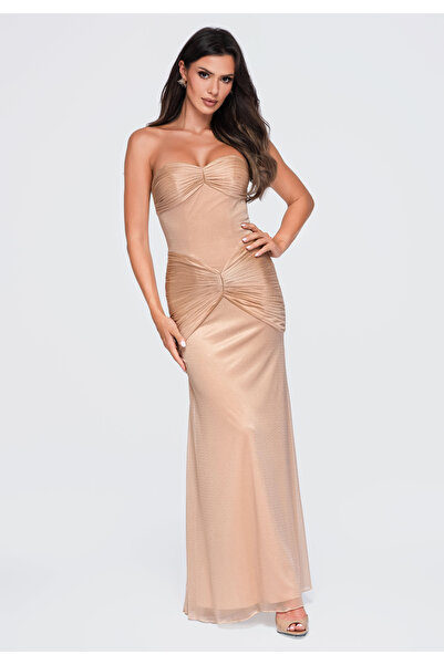 Larica Women's Evening Dress, Maxi Length, Strapless LA-OM-DLR422