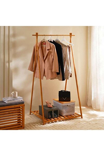 PAN HOME Ecovibe Bamboo Cloth Rack 91.5x67x156.5cm - Natural