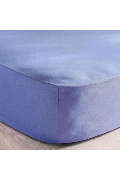 PAN HOME Solicity Fitted Sheet 90x200+25cm-Blue