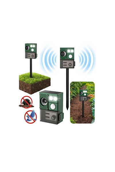 LEAN Repelent pentru animale de grădină cu senzor de mișcare, diode LED, 29271