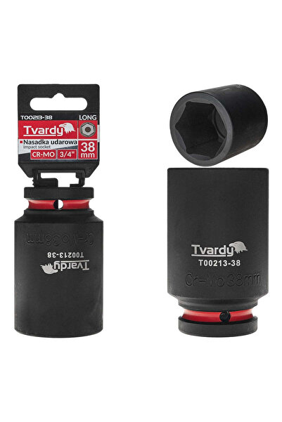 Tvardy Cheie tubulară de impact cu 6 puncte 3/4 ", 38 mm, Cr-Mo, T00213-38
