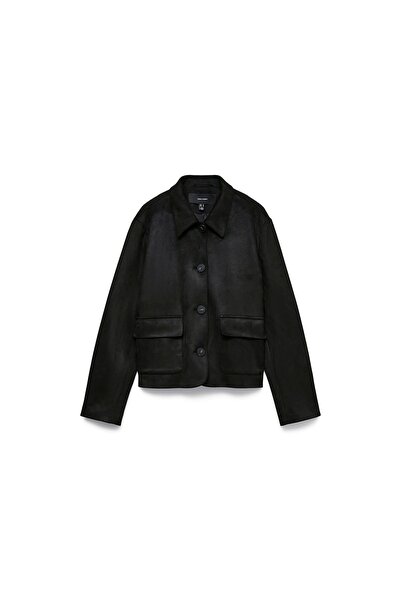 Vero Moda Jachetă de tranziție pentru femei 10338632 Negru