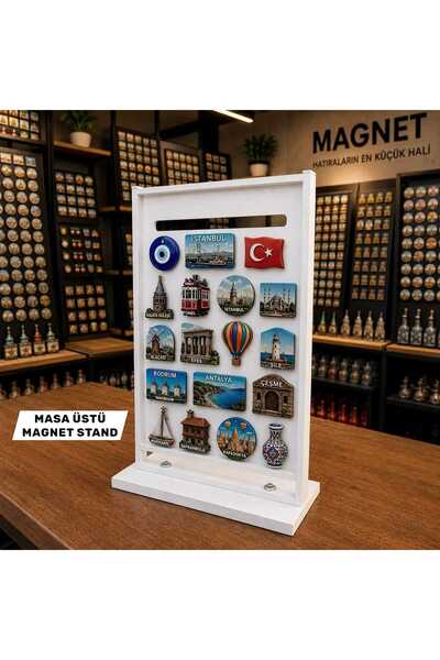 ASAFF MASA ÜSTÜ MAGNET PANO RENK:BEYAZ