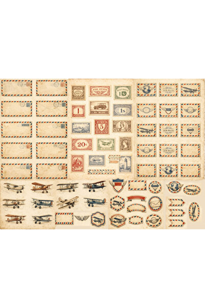 TELLGRAF Patterns Themed Sticker Set (21X30 cm 1 Set)