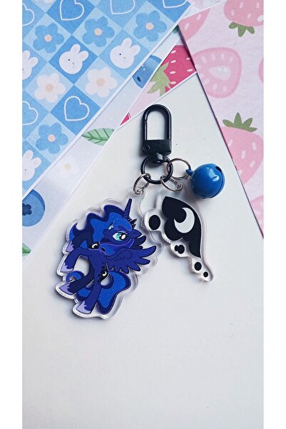 Atölye Moonlit My Little Pony Prenses Luna Akrilik Anahtarlık Çanta Süsü