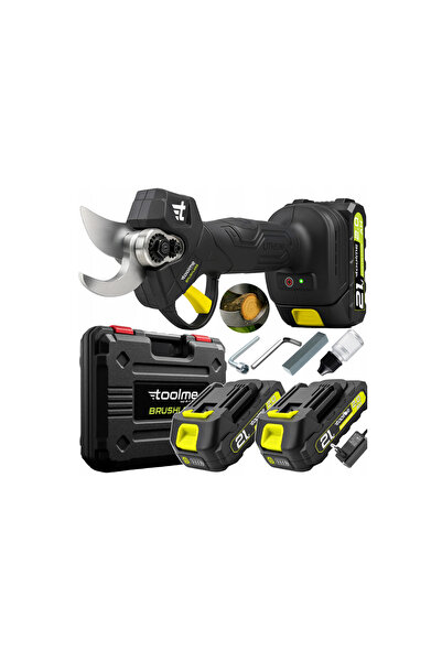 Toolme Foarfecă electrică de grădină cu acumulator, 180 Nm, 21 V, TM 050