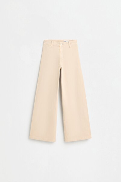LEFTIES Marine geniş paça jean