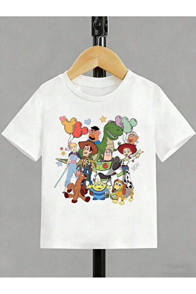 SVART WEAR تي شيرت للأطفال والمراهقين مطبوع عليه Toy Story، مصنوع من القطن بن...