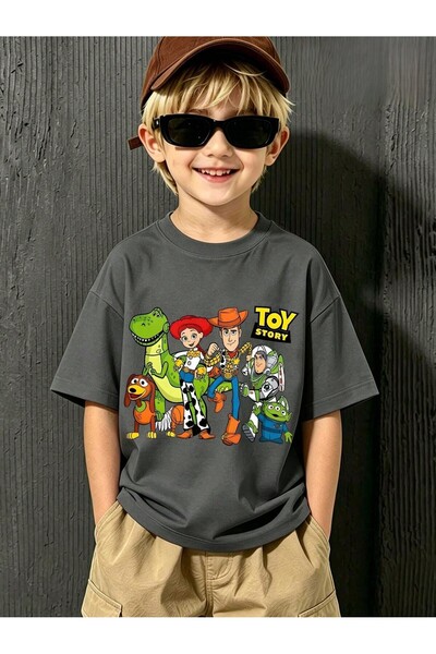 SVART WEAR تي شيرت للأطفال والمراهقين مطبوع عليه Toy Story، مصنوع من القطن بن...