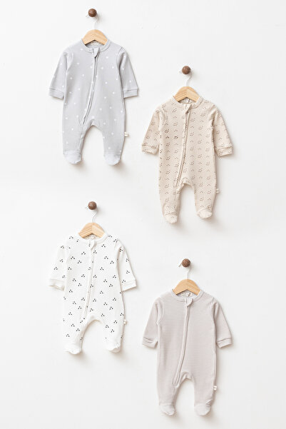 yukobaby bebeğiniz için en doğalı Bebek Nature Collection Fermuarlı 4'lü %100...