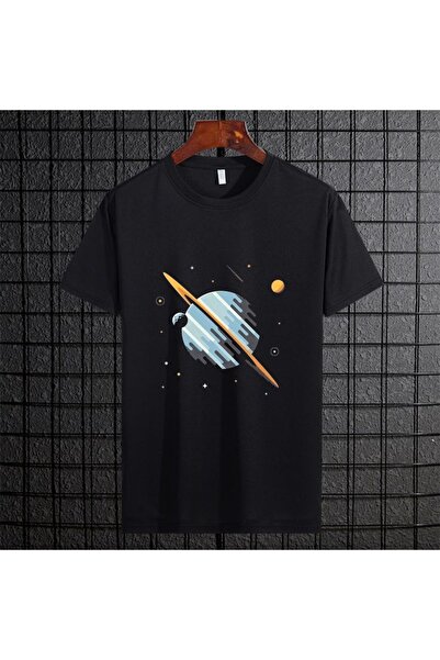 classy moda Unisex Colorful Oversize Printed T-Shirt Streetwear Comfortable F...
