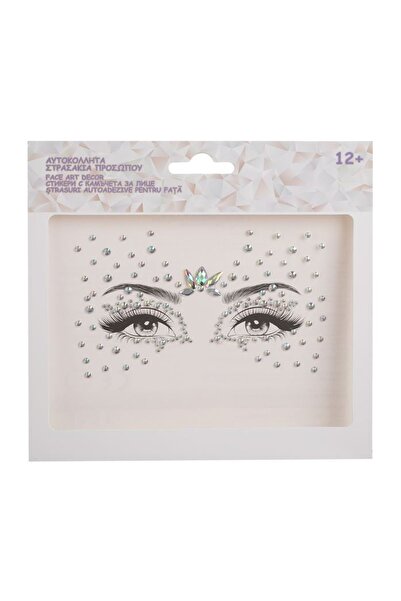 OEM Strasuri autocolante pentru ochi, argintii, irizate – decor strălucitor p...