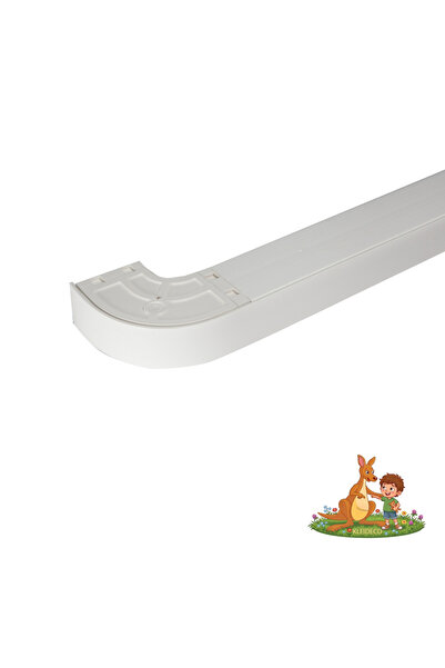 KLEIDECO Sina perdea PVC Kleideco, model DORTMUND, 3 canale, cu masca decorat...