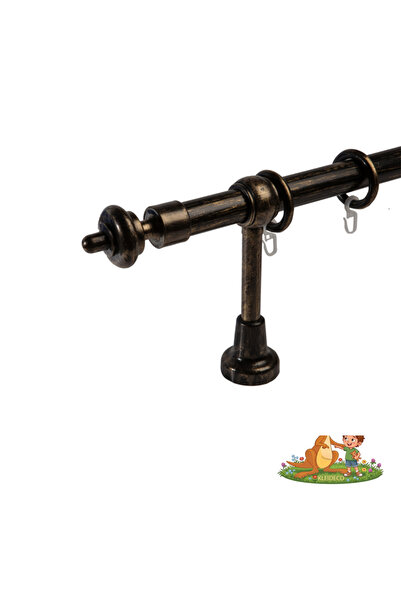 KLEIDECO Galerie simpla perdea INOVATIE, Plastic, Diametru 28 mm, 360 cm, Neg...