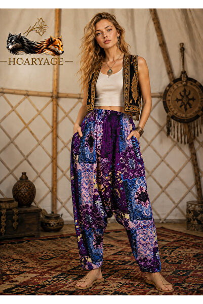 hoaryage Authentic Village Salwar 100% Cotton Viscose Floral Patterned Comfor...