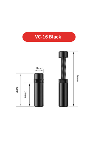 Choice3 Black M Aluminum GPU Holder Vertical Telescopic Rotating Stand Magnet...