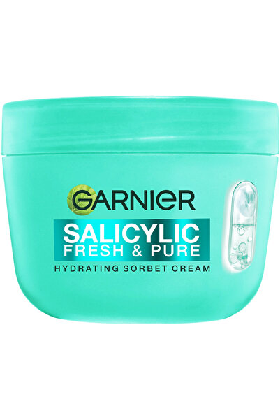Garnier Cremă-sorbet hidratantă cu acid salicilic, 85 ml