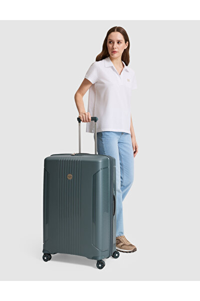 Pierre Cardin Petrol Büyük Boy Valiz 50333113-VR102