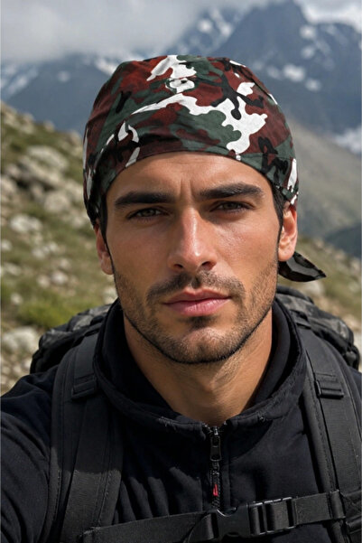 shop Askeri Kamuflaj Bandana - Motorcu, Bisikletçi ve Outdoor Kafa Bandı