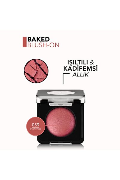 Flormar baked blush on,Doğal ışıltılı fırınlanmış allık.Yüksek pigmentli.No:0...