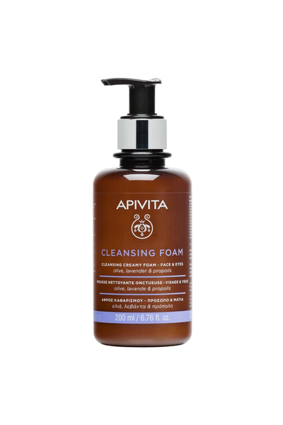 Apivita Face&Eye Foam Cleans 200Ml