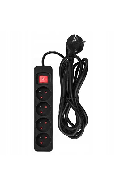 NEO Tools NEO Prelungitor cu 4 prize și întrerupătoare 3M 3x1.5mm² 90-185V