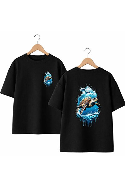 playwear Karetta morska majica sa printom na prednjoj i zadnjoj strani, 100% ...