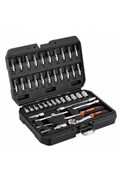 NEO Tools NEO 10-004 SET CHEI DE CAP 1/4'' 46 piese + TORX 40