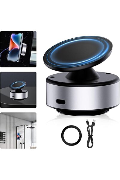 Generic Vacuum Magnetic Phone Holder, a 360 ° Rotating Magnetic Car Mounted D...