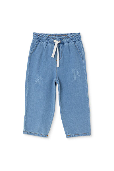 ebebek Hello Baby HelloBaby Erkek Bebek Denim Pantolon Bağcıklı Reçme