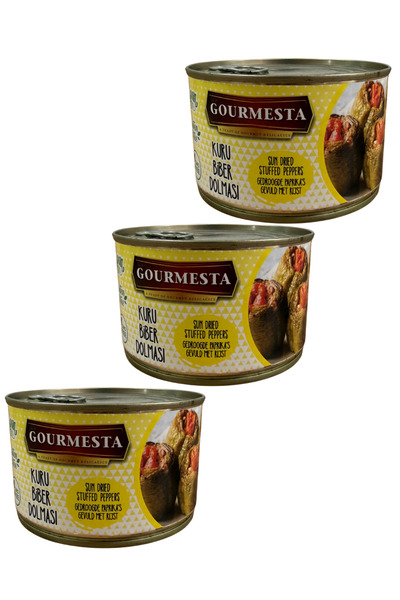 Kuru Biber Dolması 400 g x 3 Adet