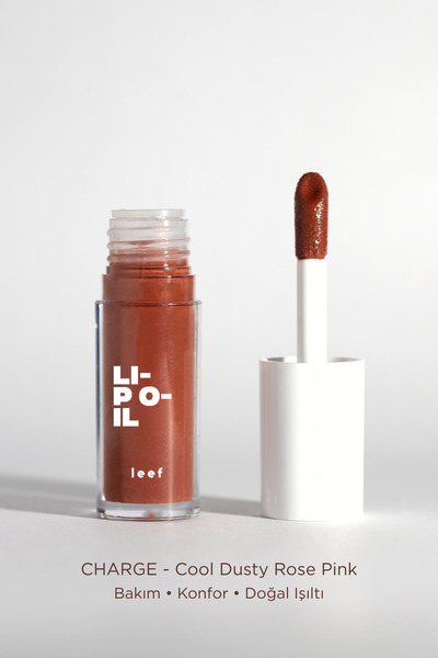 Leef Lip Oil Charge Renk Veren Nemlendirici Dudak Yağı - Dusty Rose