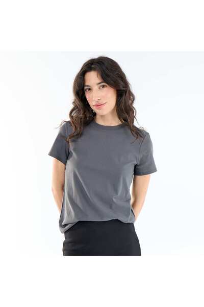 KIABI Short-Sleeve Jersey T-Shirt GREY