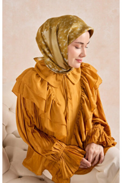 Silk Home Tivil Saf İpek IST 11526 - 10 Sarı Bloom Desen