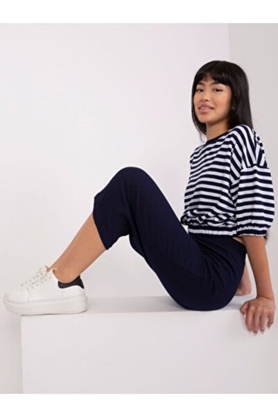 LILYROSE Compleu Dama Midi, Dungi, Lily Rose, Bleumarin Casual Model EM-KM827.65