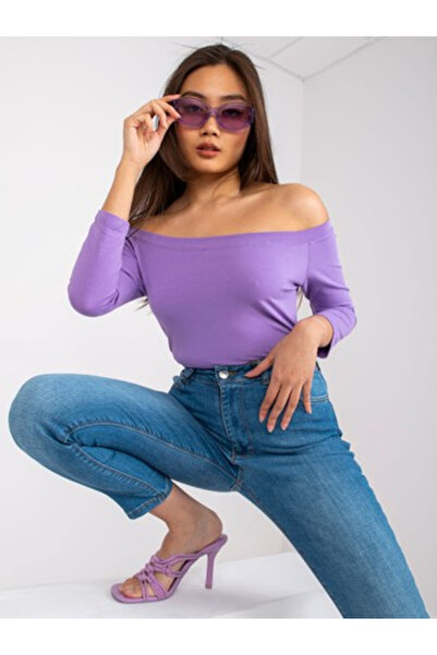 Basic Feel Good Bluza Dama, BASIC FEEL GOOD, Bumbac, Maneca 3/4, Mov, model R...