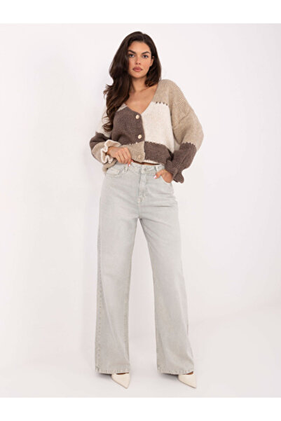 Sublevel Women's Pants, Sublevel, Cotton, Light Grey, model D80028BB62487A1