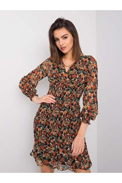 rue parıs Rochie Dama, RUE PARIS, Poliester, Maneca lunga, Bej, model 328-SK-...